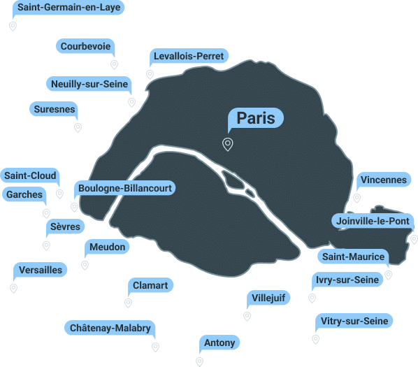 France Bat - Régions desservies